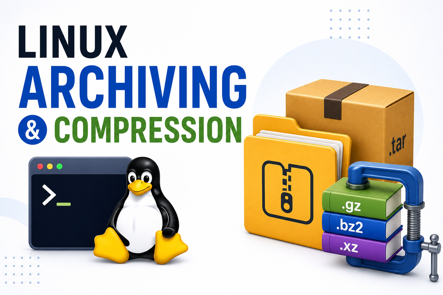 Archive and Compression Management in Linux (CentOS)