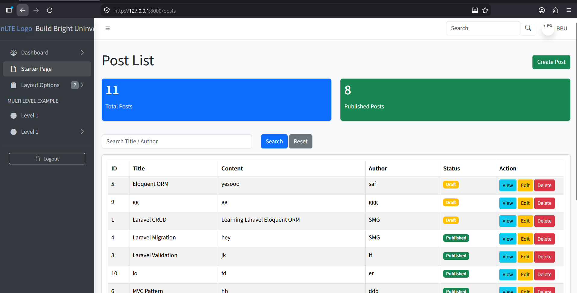 Mini Loan Project Management (Laravel Web App)